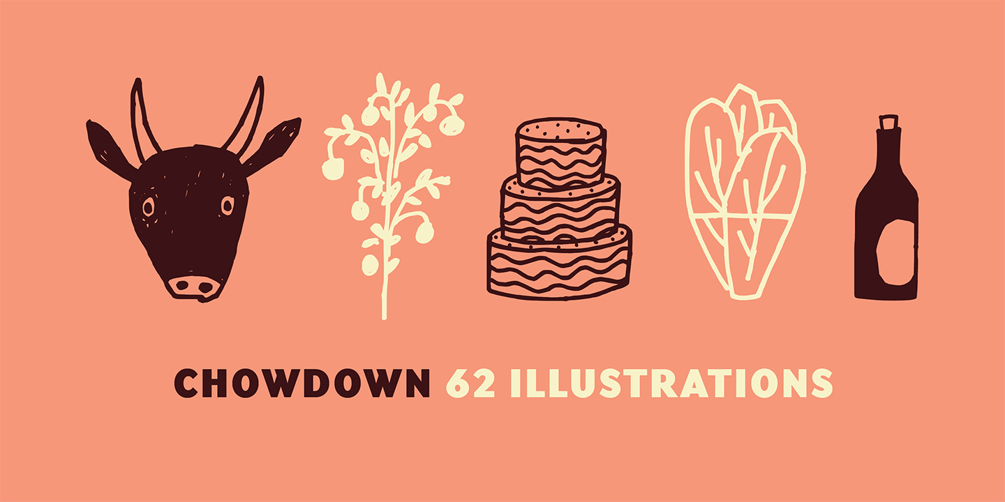 Chowdown Font Sample 0