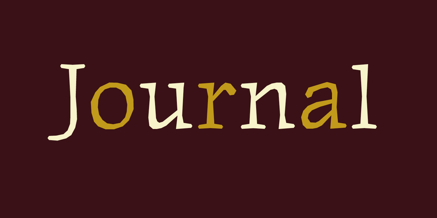 Journal Font Sample 0